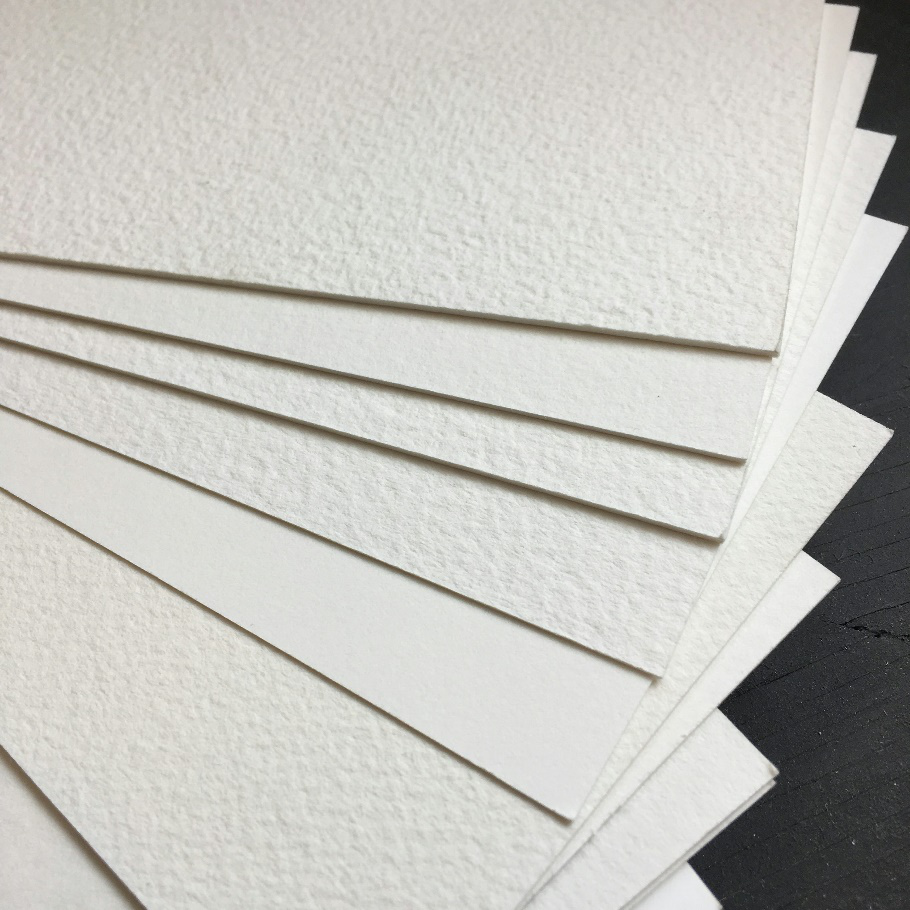 Different textures of art paper