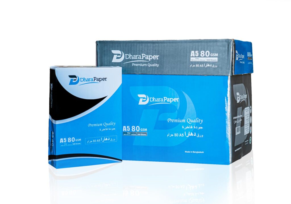 a Dhara Paper A5 paper box